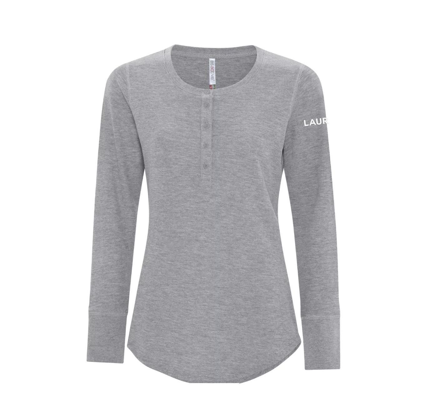 Ladies Long Sleeve Henley